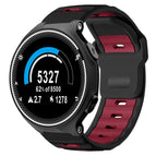 For Garmin Forerunner 220/735/735XT/230/235 / Black+Wine Red