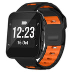 For Garmin Forerunner 35/30/35j / Black+Orange