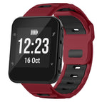 For Garmin Forerunner 35/30/35j / Wine Red+Black