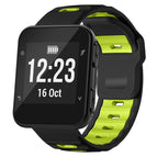 For Garmin Forerunner 35/30/35j / Black+Fluorescent Green