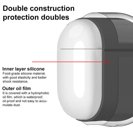 XDcase 2.5mm Thick Silicone Earbud Protective Case with Hook, For AirPods Pro 3, For AirPods 4, For AirPods Pro 2 / 1