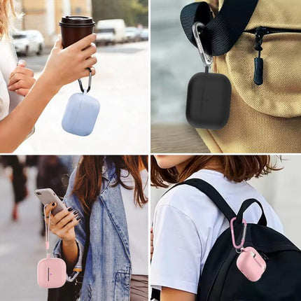 XDcase 2.5mm Thick Silicone Earbud Protective Case with Hook, For AirPods Pro 3, For AirPods 4, For AirPods Pro 2 / 1