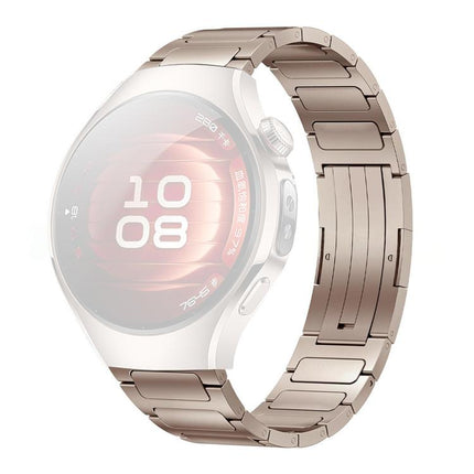 xDfind Quick-release Fold-over Clasp Titanium Alloy Watch Band, For Huawei Watch 5 42mm