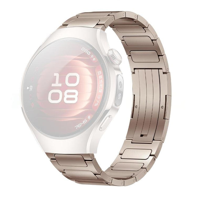 xDfind Quick-release Fold-over Clasp Titanium Alloy Watch Band, For Huawei Watch 5 42mm