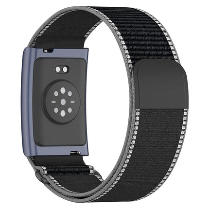 For Amazfit Helio Strap xDfind Covered Nylon Loop Band, 280mm Wristband, 420mm Arm Strap
