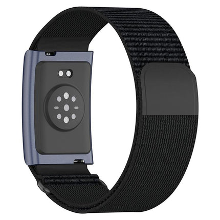 For Amazfit Helio Strap xDfind Covered Nylon Loop Band, 280mm Wristband, 420mm Arm Strap
