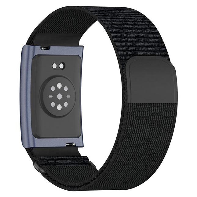 For Amazfit Helio Strap xDfind Covered Nylon Loop Band, 280mm Wristband, 420mm Arm Strap