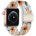 For Apple Watch 42 / 44 / 45 / 46 / 49mm / Blue Floral