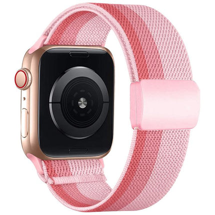 xDfind Elastic Nylon Braided Magnetic Buckle Watch Band, For Apple Watch 42 / 44 / 45 / 46 / 49mm, For Apple Watch 38 / 40 / 41 / S11 42mm