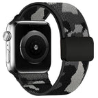 For Apple Watch 38 / 40 / 41 / S11 42mm / Grey and White Camouflage