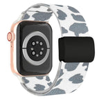 For Apple Watch 38 / 40 / 41 / S11 42mm / Grey and White Cow