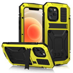 R-JUST Shockproof Waterproof Dust-proof Metal + Silicone Protective Case with Holder, For iPhone 12 Pro Max, For iPhone 12 / 12 Pro, For iPhone 12 mini