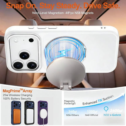 XDcase YADUN Rotating Bracket Magnetic Phone Case, For iPhone 17 Pro Max, For iPhone 17 Pro