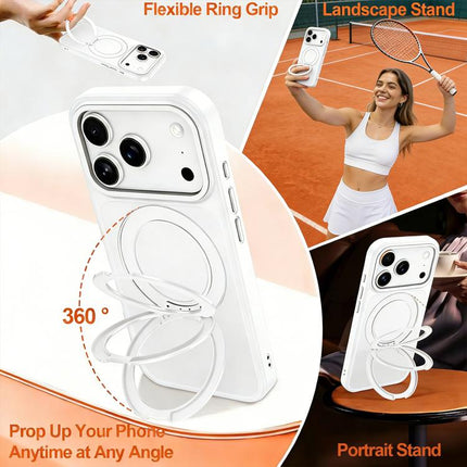 XDcase YADUN Rotating Bracket Magnetic Phone Case, For iPhone 17 Pro Max, For iPhone 17 Pro