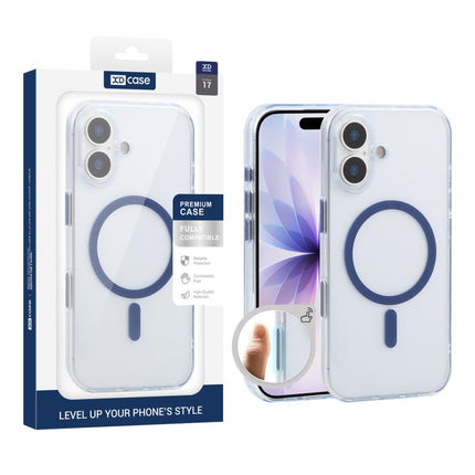 XDcase Frosted Transparent Magnetic Shockproof Phone Case, For iPhone 18, For iPhone 18 Pro, For iPhone 18 Pro Max, For iPhone 17 Pro Max, For iPhone 17 Pro, For iPhone 17