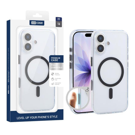 XDcase Frosted Transparent Magnetic Shockproof Phone Case, For iPhone 18, For iPhone 18 Pro, For iPhone 18 Pro Max, For iPhone 17 Pro Max, For iPhone 17 Pro, For iPhone 17