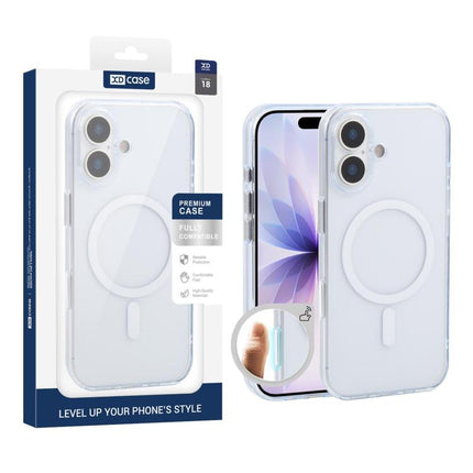 XDcase Frosted Transparent Magnetic Shockproof Phone Case, For iPhone 18, For iPhone 18 Pro, For iPhone 18 Pro Max, For iPhone 17 Pro Max, For iPhone 17 Pro, For iPhone 17