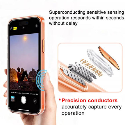 XDcase Frosted Transparent Magnetic Shockproof Phone Case, For iPhone 18, For iPhone 18 Pro, For iPhone 18 Pro Max, For iPhone 17 Pro Max, For iPhone 17 Pro, For iPhone 17