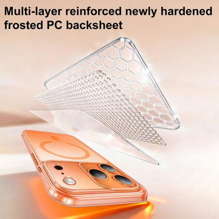 XDcase Frosted Transparent Magnetic Shockproof Phone Case, For iPhone 18, For iPhone 18 Pro, For iPhone 18 Pro Max, For iPhone 17 Pro Max, For iPhone 17 Pro, For iPhone 17