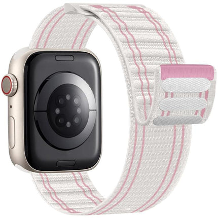 xDfind Nylon Loop Woven Hook and Loop Fastener Watch Band, For Apple Watch 42 / 44 / 45 / 46 / 49mm, For Apple Watch 38 / 40 / 41 / S11 42mm
