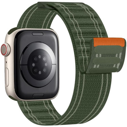 xDfind Nylon Loop Woven Hook and Loop Fastener Watch Band, For Apple Watch 42 / 44 / 45 / 46 / 49mm, For Apple Watch 38 / 40 / 41 / S11 42mm