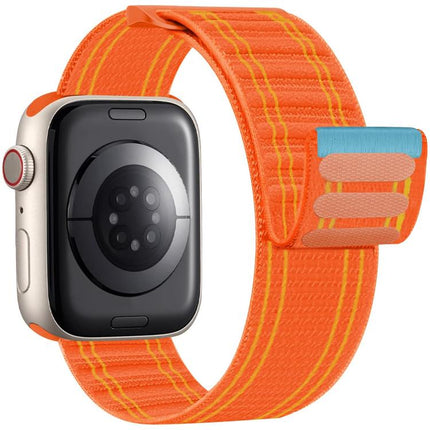 xDfind Nylon Loop Woven Hook and Loop Fastener Watch Band, For Apple Watch 42 / 44 / 45 / 46 / 49mm, For Apple Watch 38 / 40 / 41 / S11 42mm