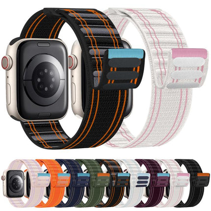 xDfind Nylon Loop Woven Hook and Loop Fastener Watch Band, For Apple Watch 42 / 44 / 45 / 46 / 49mm, For Apple Watch 38 / 40 / 41 / S11 42mm