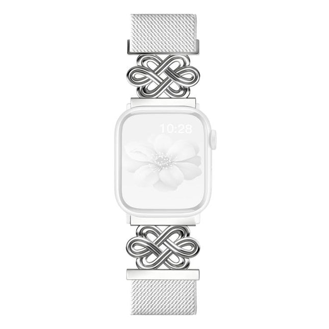 xDfind Chinese Knot Nylon Braided Magnetic Buckle Watch Band, For Apple Watch 42 / 44 / 45 / 46 / 49mm, For Apple Watch 38 / 40 / 41 / S11 42mm