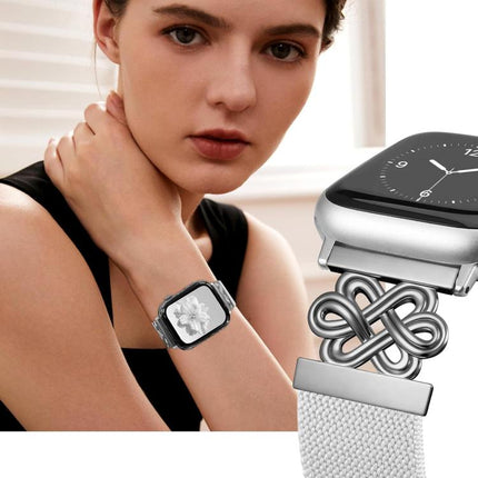 xDfind Chinese Knot Nylon Braided Magnetic Buckle Watch Band, For Apple Watch 42 / 44 / 45 / 46 / 49mm, For Apple Watch 38 / 40 / 41 / S11 42mm