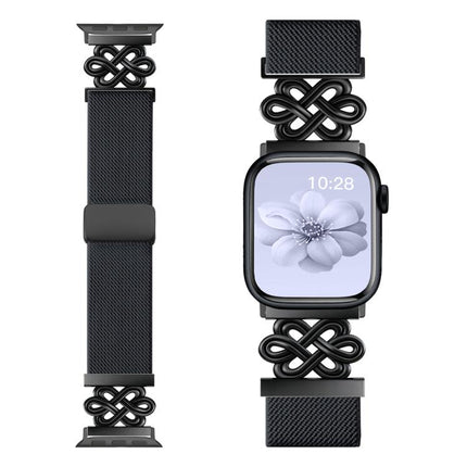 xDfind Chinese Knot Nylon Braided Magnetic Buckle Watch Band, For Apple Watch 42 / 44 / 45 / 46 / 49mm, For Apple Watch 38 / 40 / 41 / S11 42mm