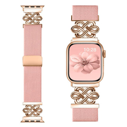 xDfind Chinese Knot Nylon Braided Magnetic Buckle Watch Band, For Apple Watch 42 / 44 / 45 / 46 / 49mm, For Apple Watch 38 / 40 / 41 / S11 42mm
