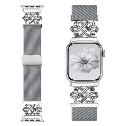 xDfind Chinese Knot Nylon Braided Magnetic Buckle Watch Band, For Apple Watch 42 / 44 / 45 / 46 / 49mm, For Apple Watch 38 / 40 / 41 / S11 42mm