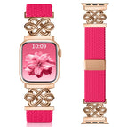 For Apple Watch 42 / 44 / 45 / 46 / 49mm / Rose Red