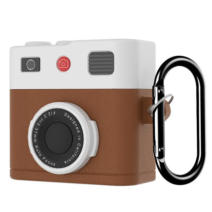 XDcase Retro Camera Style Silicone Earbuds Case, For AirPods Pro 3, For AirPods 4, For AirPods Pro 2