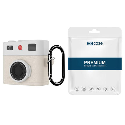 XDcase Retro Camera Style Silicone Earbuds Case, For AirPods Pro 3, For AirPods 4, For AirPods Pro 2