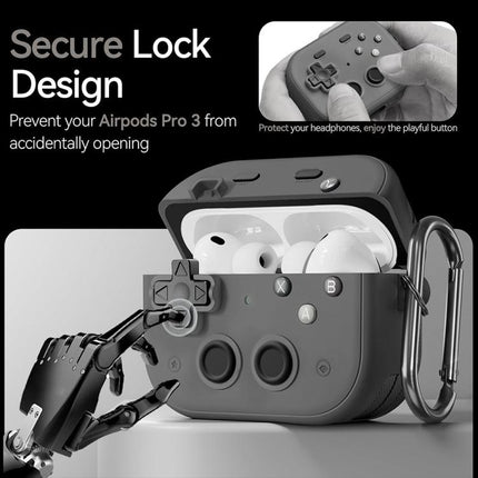 XDcase Retro Game Console Design Earbuds Protective Case, For AirPods Pro 3, For AirPods 4, For AirPods Pro 2 / 1