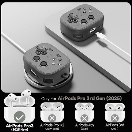 XDcase Retro Game Console Design Earbuds Protective Case, For AirPods Pro 3, For AirPods 4, For AirPods Pro 2 / 1