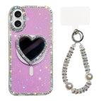 For iPhone 16 / Glitter Light Purple