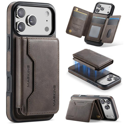 MAGKING K3 Series MagSafe RFID K3 Pro Card Bag Detachable Phone Case, For iPhone 17 Pro Max, For iPhone 17 Pro, For iPhone Air