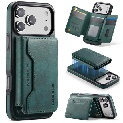 MAGKING K3 Series MagSafe RFID K3 Pro Card Bag Detachable Phone Case, For iPhone 17 Pro Max, For iPhone 17 Pro, For iPhone Air