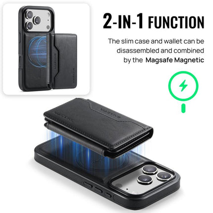 MAGKING K3 Series MagSafe RFID K3 Pro Card Bag Detachable Phone Case, For iPhone 17 Pro Max, For iPhone 17 Pro, For iPhone Air