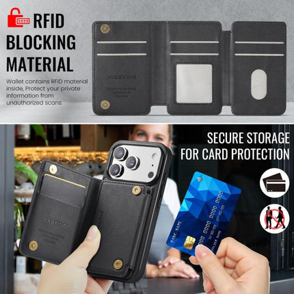 MAGKING K3 Series MagSafe RFID K3 Pro Card Bag Detachable Phone Case, For iPhone 17 Pro Max, For iPhone 17 Pro, For iPhone Air