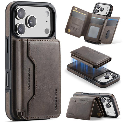 MAGKING K3 Series MagSafe RFID K3 Pro Card Bag Detachable Phone Case, For iPhone 17 Pro Max, For iPhone 17 Pro, For iPhone Air