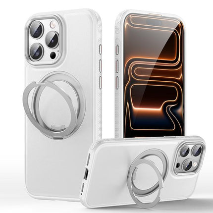 Leather Texture 360 Degrees Rotating Magnetic Holder Phone Case, For iPhone 17 Pro Max, For iPhone 17 Pro, For iPhone 17, For iPhone Air, For iPhone 16 Pro Max, For iPhone 16 Pro, For iPhone 16 Plus, For iPhone 16