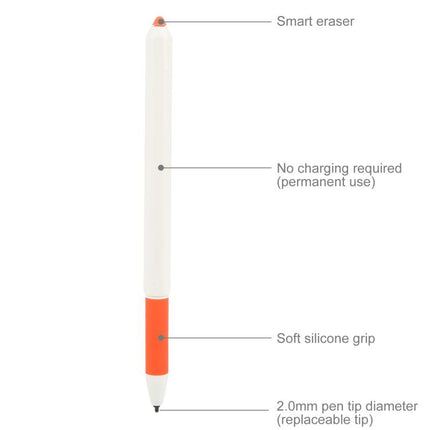 Portable Universal Magnetic Stylus Pen with Eraser Function