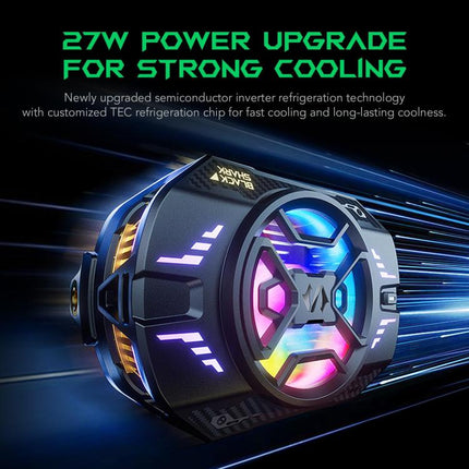 Black Shark Fun-Cooler 4 Pro Professional Semiconductor Cooling Back Clip Phone Radiator, Fun-Cooler 4 Pro