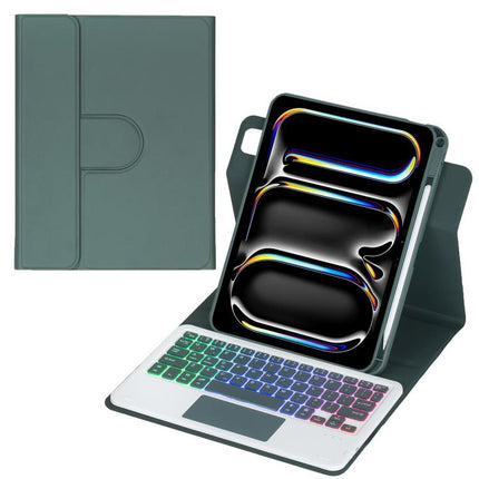 360-degree Rotation Backlight Bluetooth Keyboard Leather Tablet Case with Touchpad, For iPad Pro 11 2025 / 2024, For iPad 2025 / 2022, For iPad Air 11 2025 / iPad Pro 11 2022, For iPad 10.2 2021 / 2019 / iPad Air 3