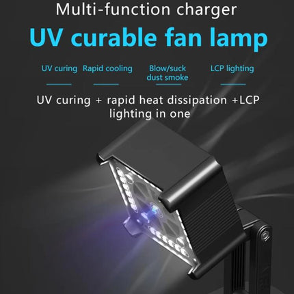 MaAnt M066 3W Multi-function Rechargeable UV Curing Cooling Fan, MaAnt M066