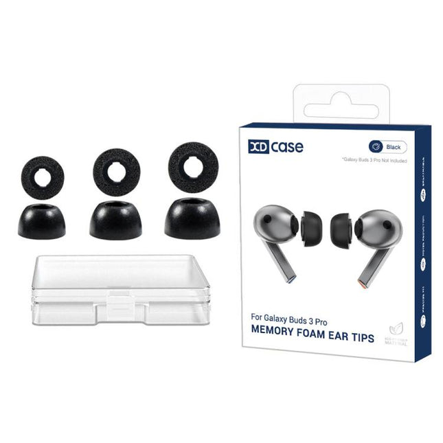XDcase 3 Pairs Replacement Memory Foam Ear Tips, S/M/L Size, 3 Pairs S/M/L Size