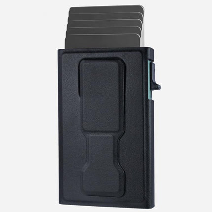 Magnetic Automatic Pop-up Mobile Phone Holder RFID Card Slots